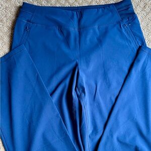 Womens Royal Blue Chicos Zenergy Wash and Wear Pants. Silky smooth no Iron.